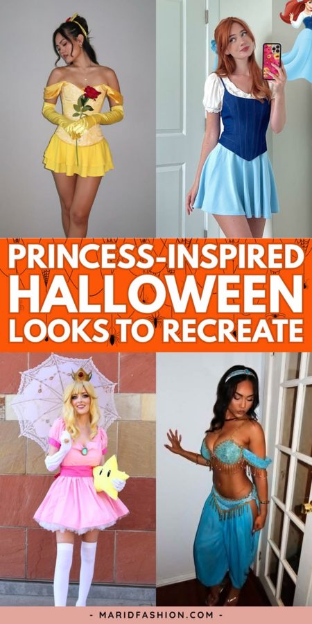 Princess-inspired Halloween looks pin