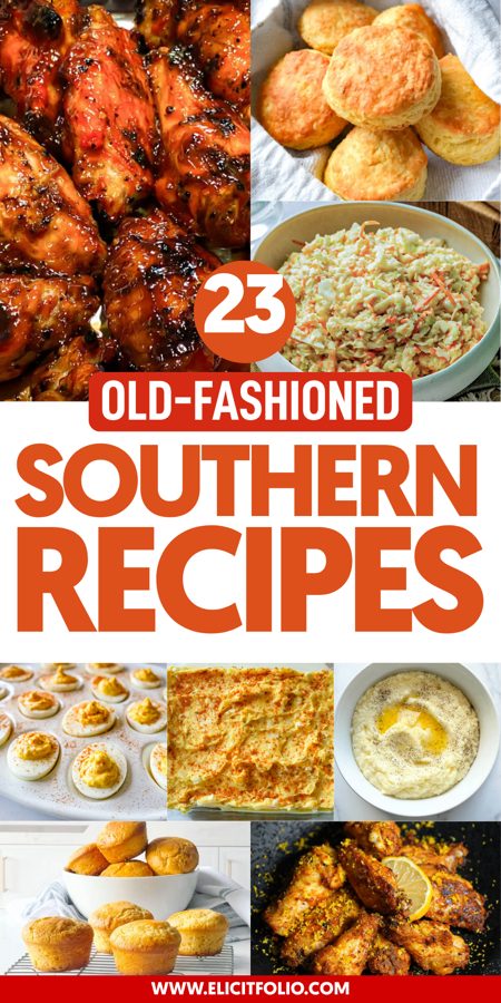 Old-fashioned Southern recipes pin